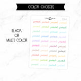 Journal Script Stickers