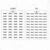 Errands Script Stickers