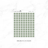 Minimal Transparent Stickers | SQUARES