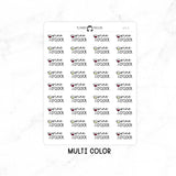 Wine o'clock - Icon Script Stickers