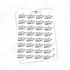 Reading Time - Icon Script Stickers // #TS-62