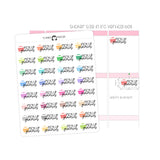 Pick up Groceries - Icon Script Stickers