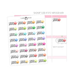 Order Groceries - Icon Script Stickers