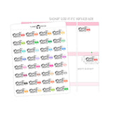 Print Inserts - Icon Script Stickers