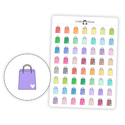 Shopping Groceries Bag - Icon Planner Stickers// #IC-23