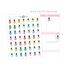 Nail polish - Icon Planner Stickers  // #IC-16