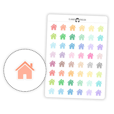 House- Icon Planner Stickers// #IC-04