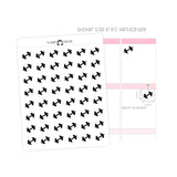 Dumbbell Stickers - Icon Planner Stickers