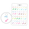 Doctor Nurse Hospital - Icon Planner Stickers  // #IC-12