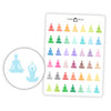 Yoga Meditation - Icon Planner Stickers  // #IC-22