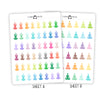 Yoga Meditation - Icon Planner Stickers  // #IC-22