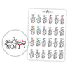 Girls Night - Icon Icon Script Stickers // #TS-19