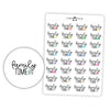 Family Time - Icon Icon Script Stickers // #TS-15