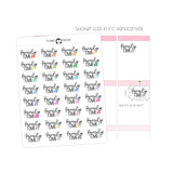 Family Time - Icon Script Stickers