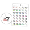 Sleep in- Icon Icon Script Stickers // #TS-01