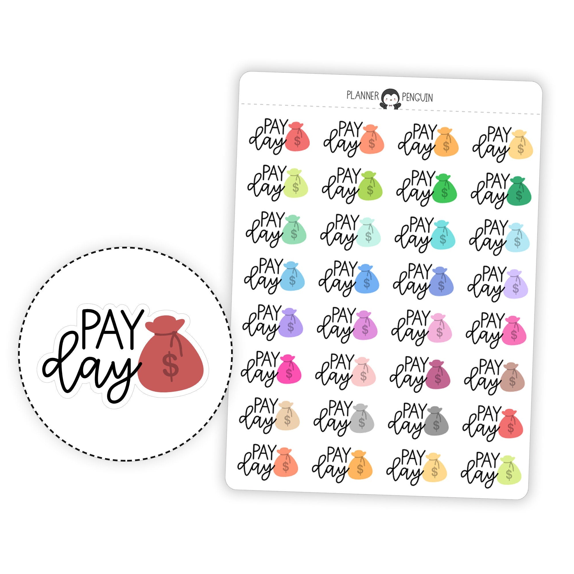 Pay Day - Icon Script Stickers