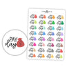 Pay Day - Icon Icon Script Stickers // #TS-04