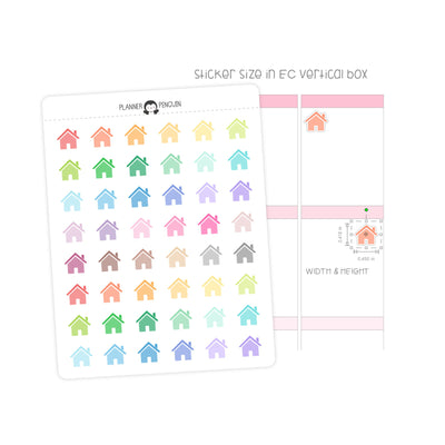 House- Icon Planner Stickers// #IC-04