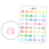 Television TV - Icon Planner Stickers  // #IC-13