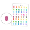 Garbage Trash can - Icon Planner Stickers  // #IC-20