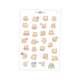 Cat Emoji Emoticon Planner Stickers
