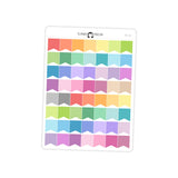 Mini Flags Planner Stickers