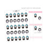Winter Penguin Planner Stickers // #PS34