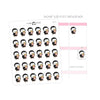 Popcorn Penguin Planner Stickers // #PS04