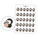 Laundry Penguin Planner Stickers