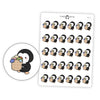Laundry Penguin Planner Stickers // #PS05