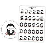 Shopping Penguin Planner Stickers