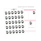 Chef Cooking Penguin Planner Stickers