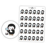 Makeup Penguin Planner Stickers