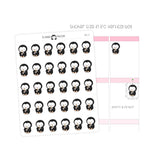 Take Out Food Penguin Planner Stickers