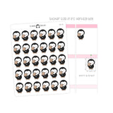 Penguin and Puppy Planner Stickers