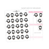 Kettlebell workout Penguin Planner Stickers // #PS38