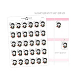School Study Penguin Planner Stickers