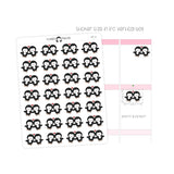 Date Night Love Penguin Planner Stickers
