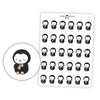 Take out Food Penguin Planner Stickers // #PS27