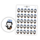 Happy Mail Penguin Planner Stickers