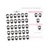 Tattoo Appointment Penguin Planner Stickers // #PS30