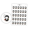 School Study Penguin Planner Stickers // #PS41