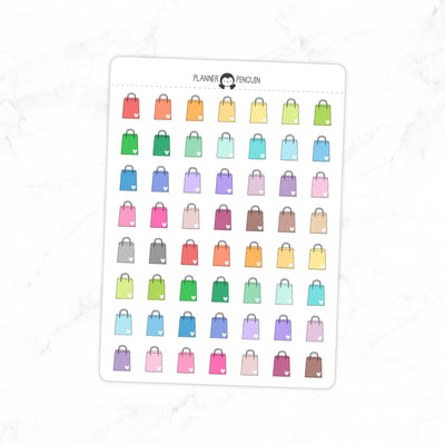 Shopping Groceries Bag - Icon Planner Stickers// #IC-23