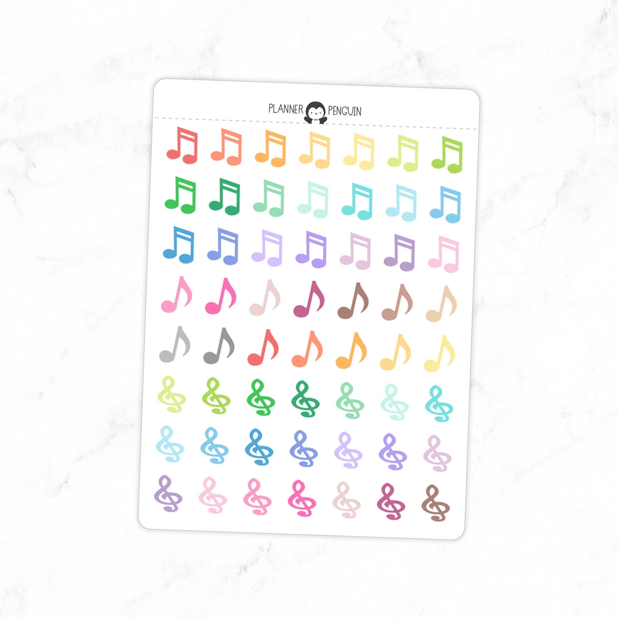 Music Note - Icon Planner Stickers