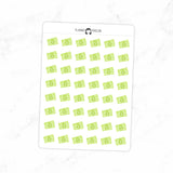 Dollar Bill Note - Icon Planner Stickers