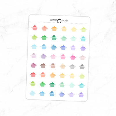 Cooking Pot- Icon Planner Stickers// #IC-06
