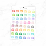 Television TV - Icon Planner Stickers