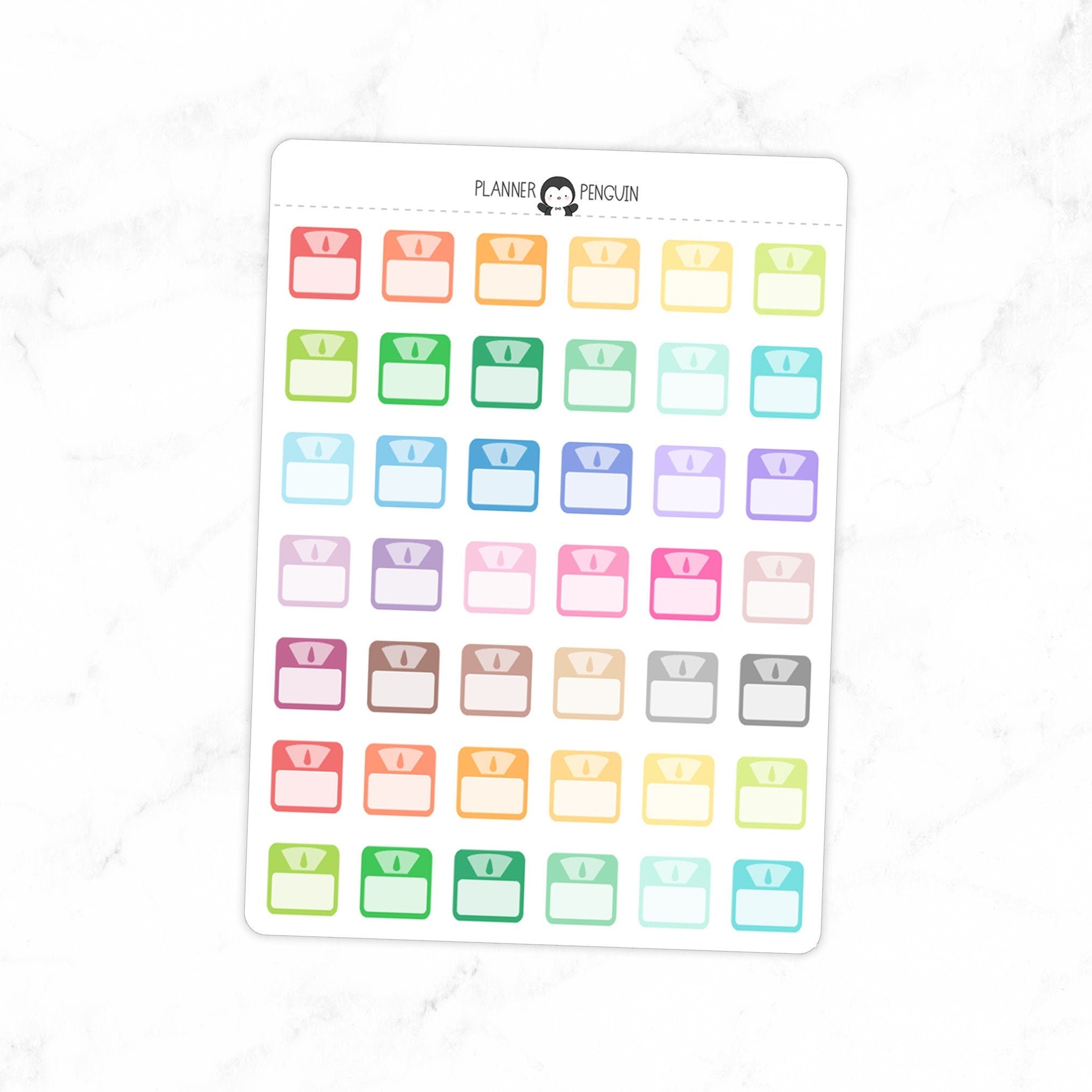 Weight Scale - Icon Planner Stickers