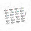 Girls Night - Icon Icon Script Stickers // #TS-19