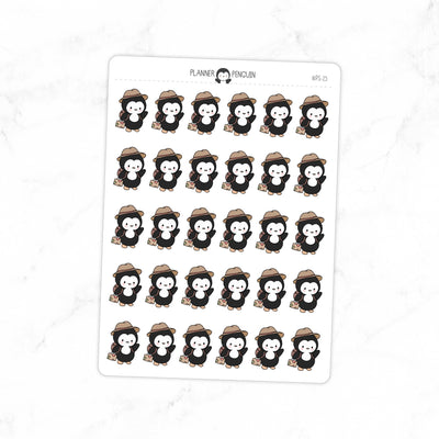 Adventure Travel Penguin Planner Stickers // #PS25